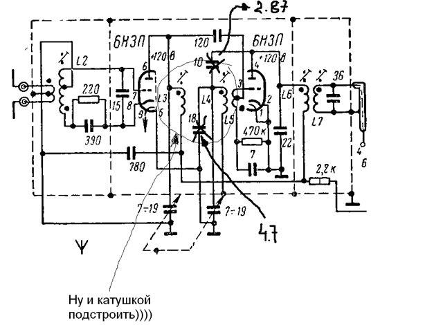 Эстония 2 радиола схема