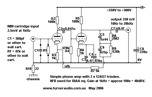 Домашний ламповый винил-корректор (EF86, 6Н2П)