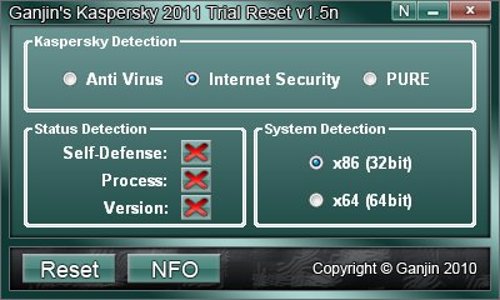 Kaspersky Antivirus  Trial  2010