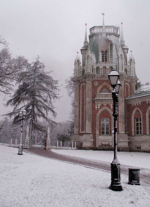 Усадьба Царицыно зима