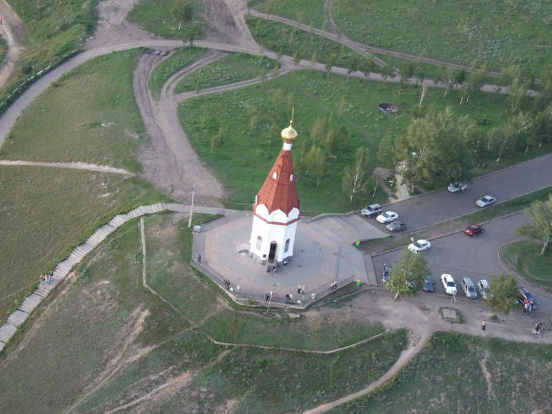 Часовня Параскевы пятницы Красноярск пушка