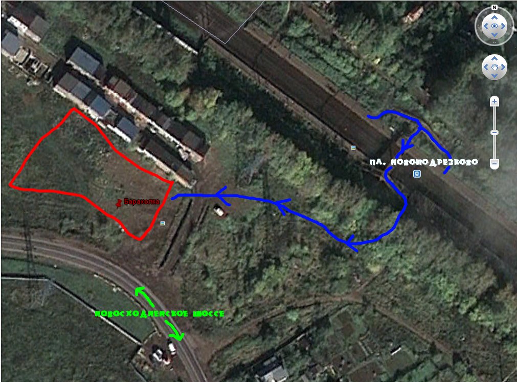 Новоподрезково карта метро