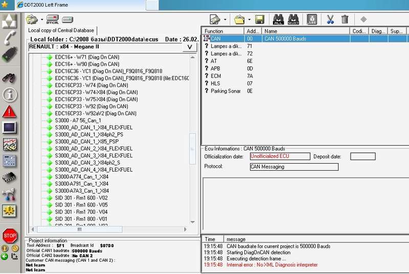 Renault Ddt2000 Diagnostic Tool