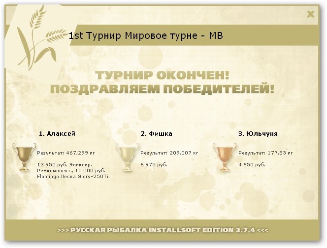  Максимальный Вес • Praise-турниры • РУССКАЯ РЫБАЛКА