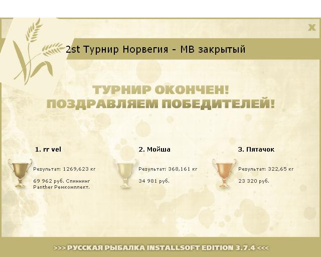  Ремкомплект • Praise-турниры • РУССКАЯ РЫБАЛКА