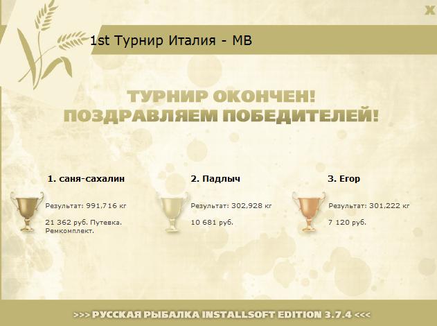  Ремкомплект • Praise-турниры • РУССКАЯ РЫБАЛКА