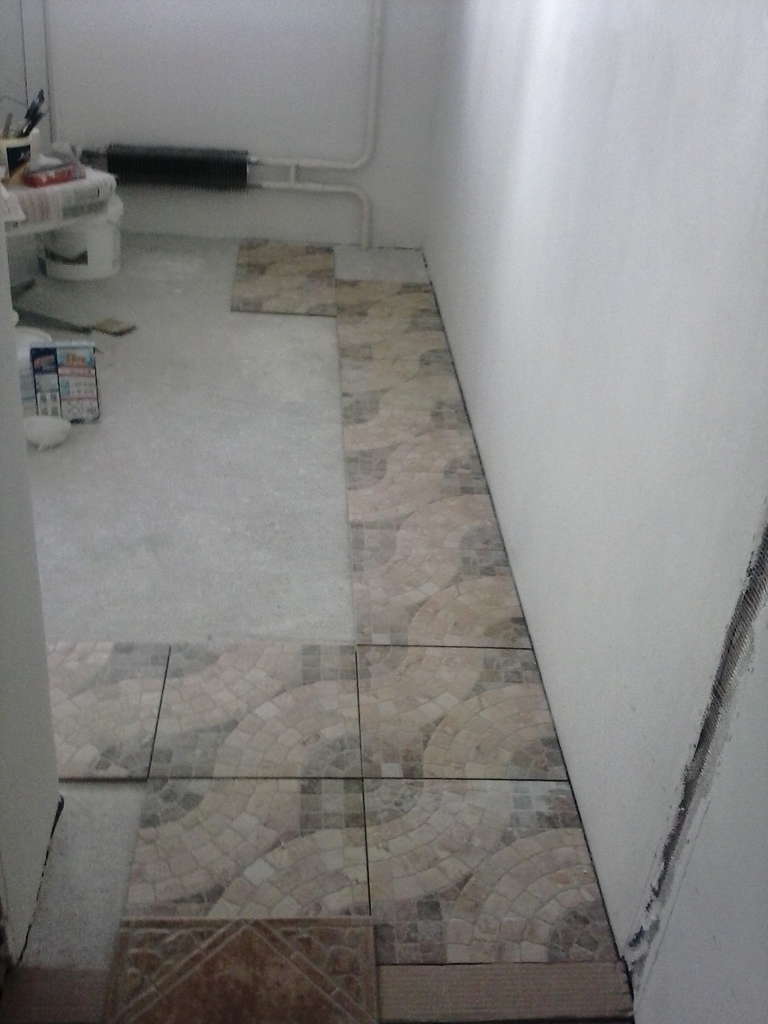 Любимый плиточниками метод раскладки