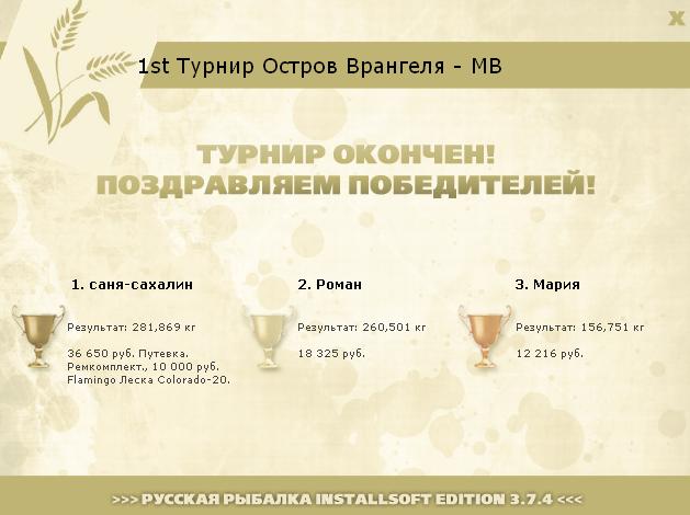  Ремкомплект • Praise-турниры • РУССКАЯ РЫБАЛКА