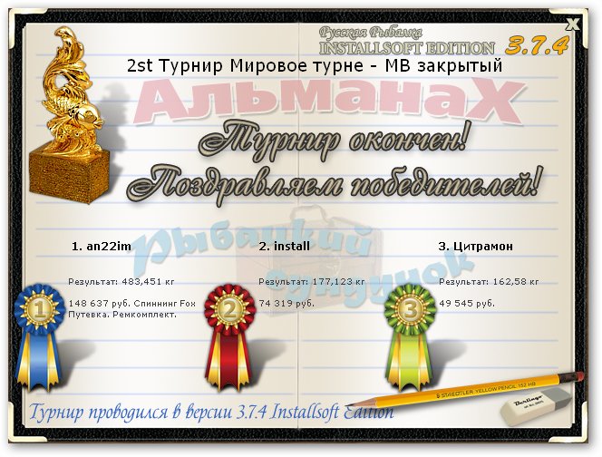  Максимальный Вес • Praise-турниры • РУССКАЯ РЫБАЛКА