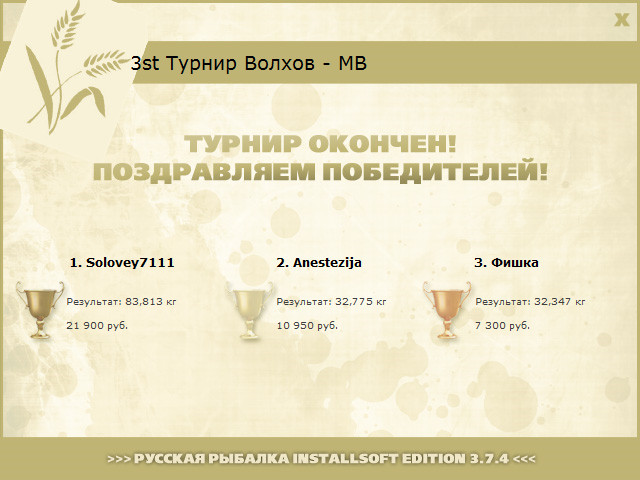  Максимальный Вес • Praise-турниры • РУССКАЯ РЫБАЛКА