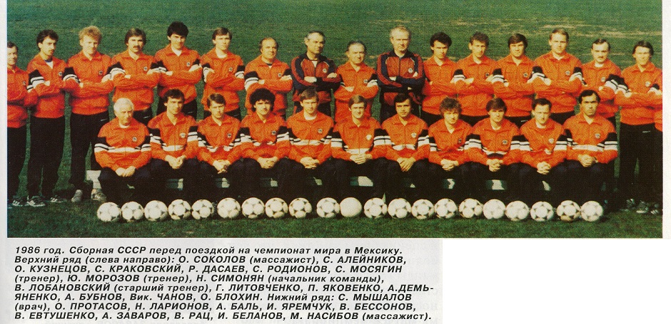 Denmark Team 1986