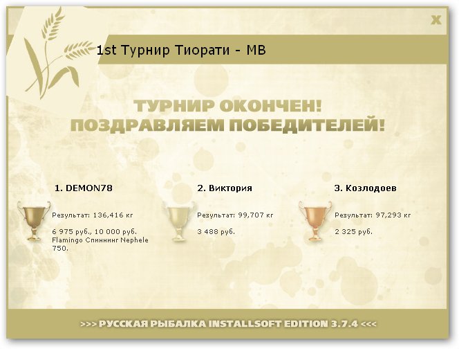  Максимальный Вес • Praise-турниры • РУССКАЯ РЫБАЛКА