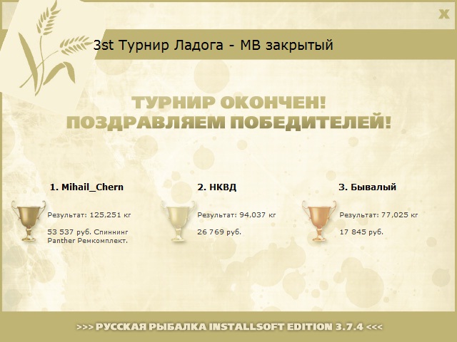  Максимальный Вес • Praise-турниры • РУССКАЯ РЫБАЛКА