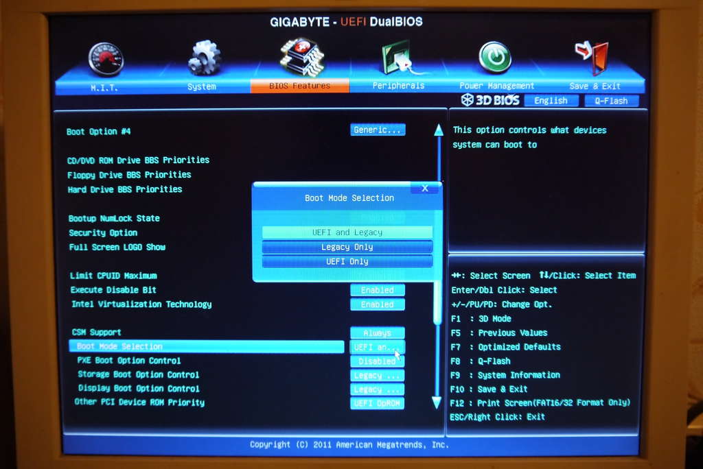  UEFI   2 HDD   2xWin7 - как выбрать с какого грузиться?