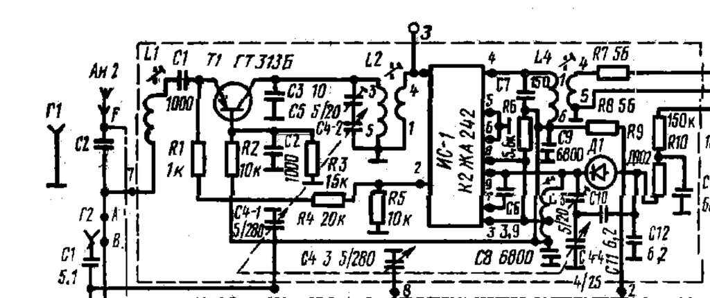 Радиоприемник сокол схема