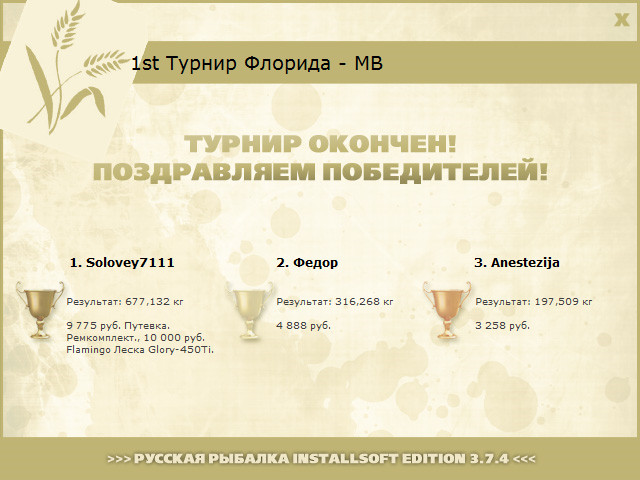  Максимальный Вес • Praise-турниры • РУССКАЯ РЫБАЛКА