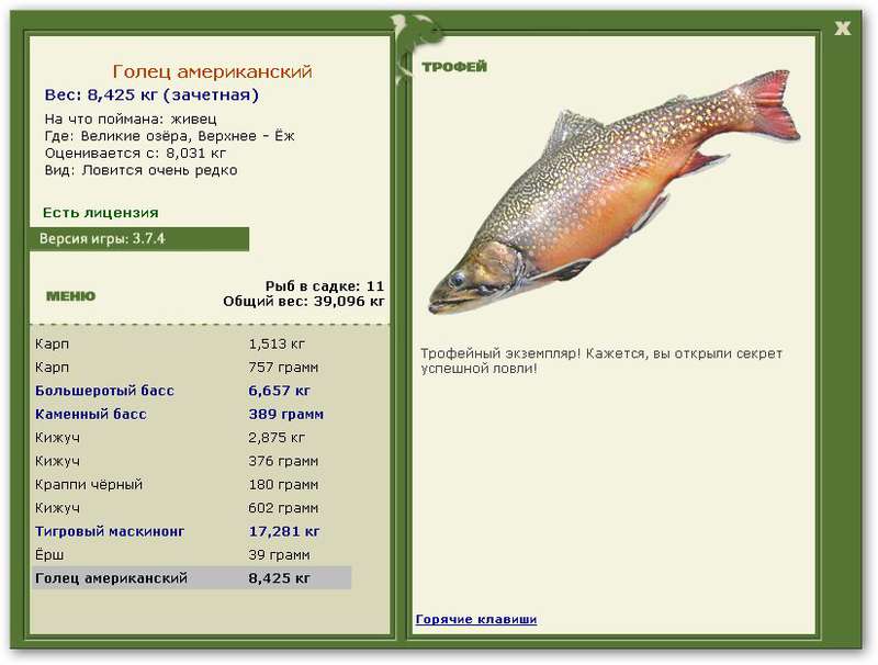 Ёж • Великие Американские озёра • РУССКАЯ РЫБАЛКА