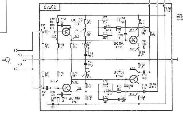 Фонокорректор на транзисторах схема