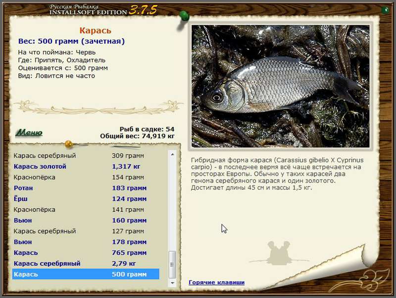 РУССКАЯ РЫБАЛКА Installsoft Edition 