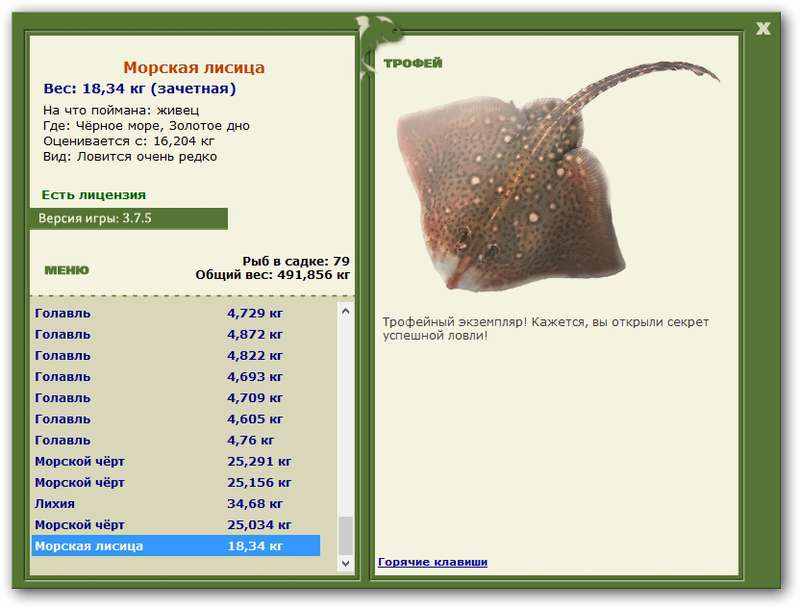 Морская лисица 