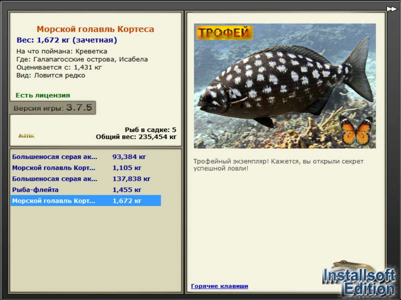 Морской голавль Кортеса 