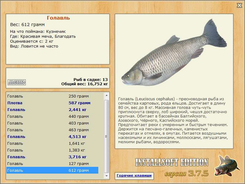 РУССКАЯ РЫБАЛКА Installsoft Edition 