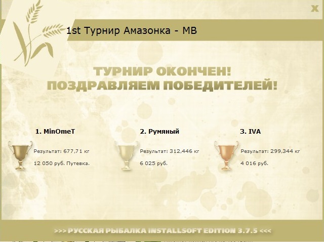  Максимальный Вес • Praise-турниры • РУССКАЯ РЫБАЛКА