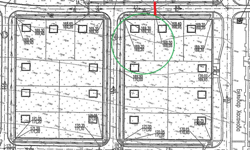 Строительство дорог и сетей освещения в 33 и 36 кварталах