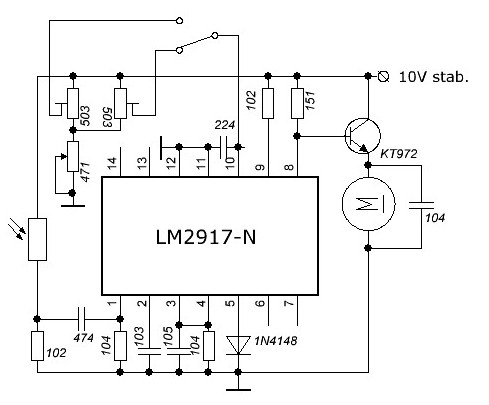 Lm2917n схема включения