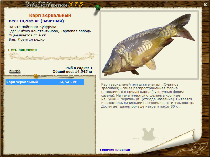 РУССКАЯ РЫБАЛКА Installsoft Edition 