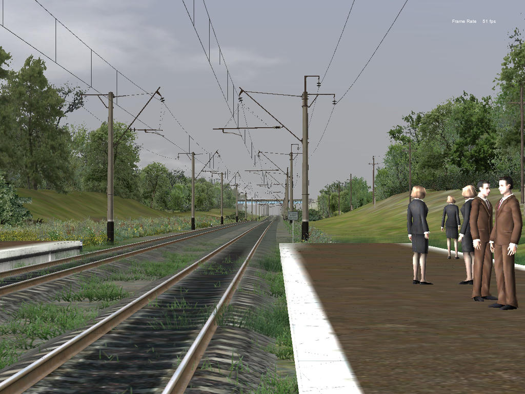 оп Николаевка вид в сторону Цветково