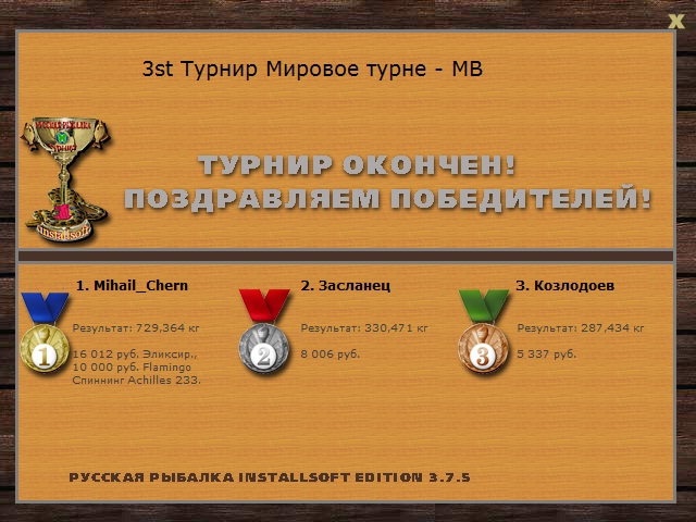  Максимальный Вес • Praise-турниры • РУССКАЯ РЫБАЛКА