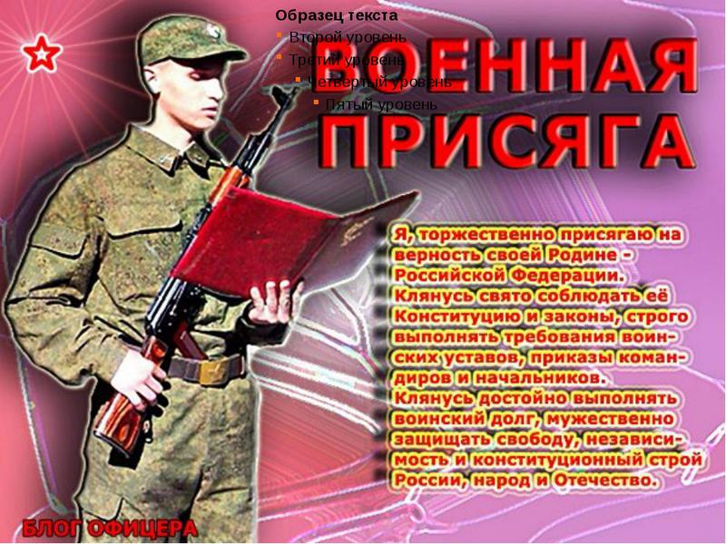 Поздравление С Военной Присягой