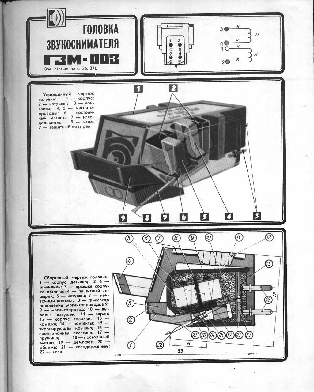 ГЗМ-003 Конструктивное описание