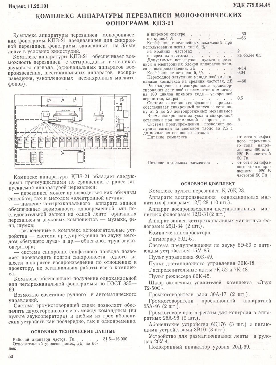  Советская студийная техника.