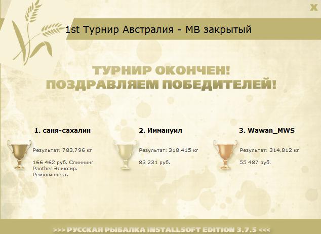  Максимальный Вес • Praise-турниры • РУССКАЯ РЫБАЛКА
