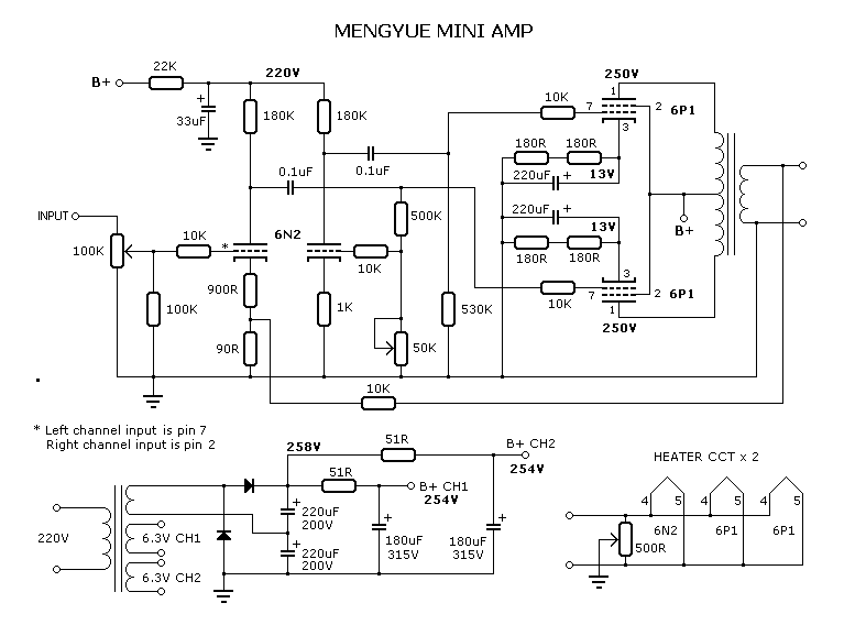 Ламповый усилитель Ковалёва на 6Н3П+6П14П - Share - PCBWay