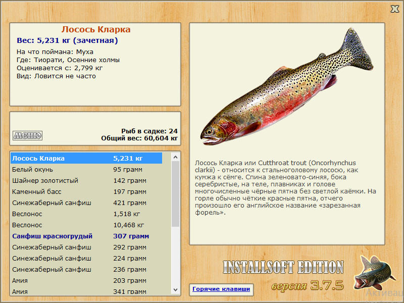 РУССКАЯ РЫБАЛКА Installsoft Edition 