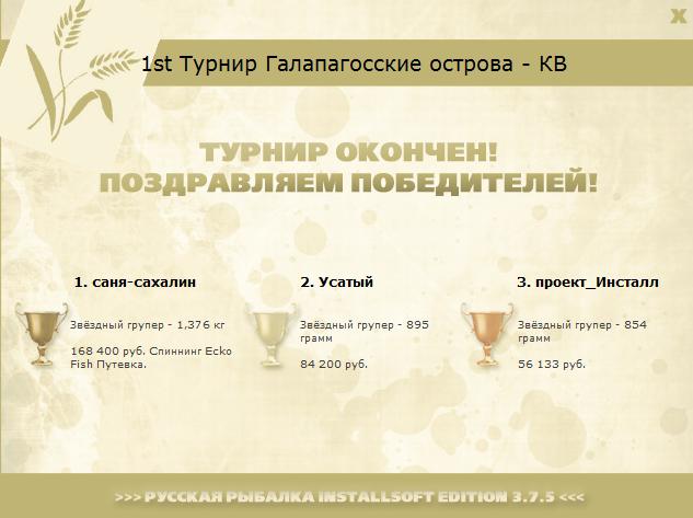 турниры • РУССКАЯ РЫБАЛКА