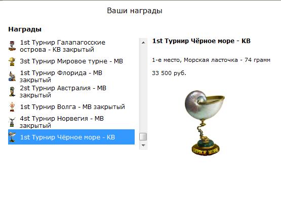 турниры • РУССКАЯ РЫБАЛКА