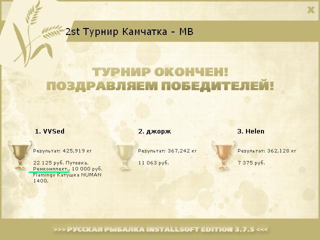  Ремкомплект • Praise-турниры • РУССКАЯ РЫБАЛКА