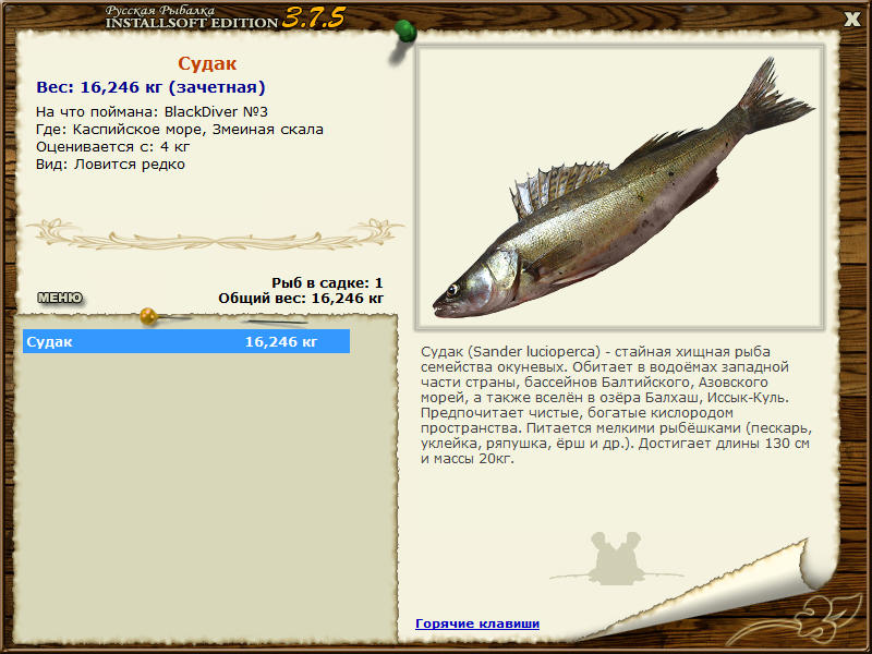 РУССКАЯ РЫБАЛКА Installsoft Edition 