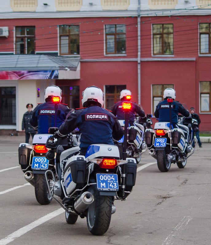 Номера на мотоцикл для полиции