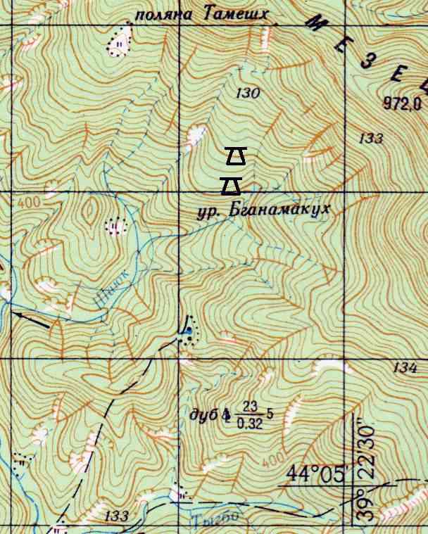 Дольмены краснодарский край карта