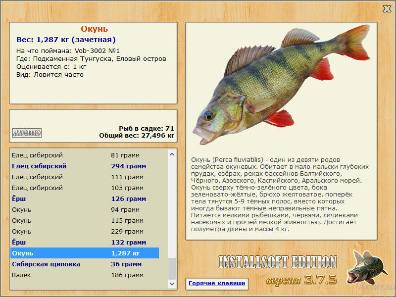 РУССКАЯ РЫБАЛКА Installsoft Edition 