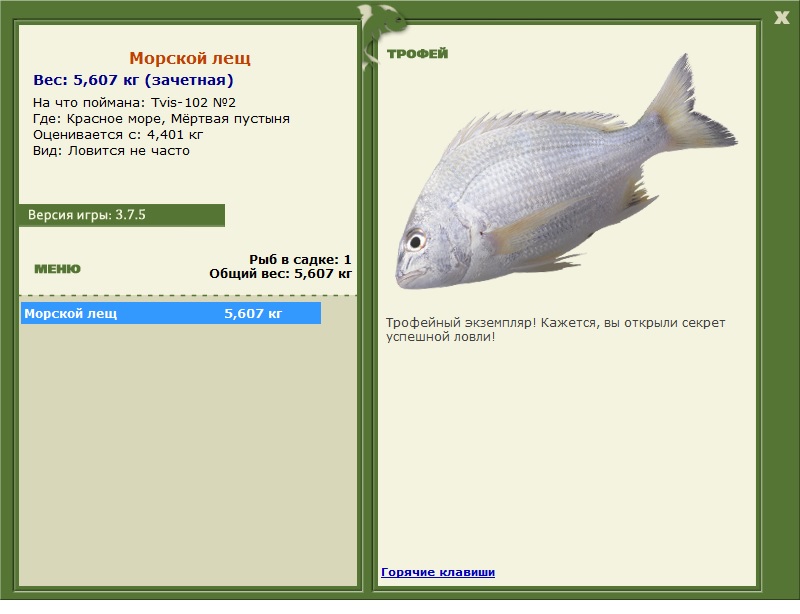 Морской лещ 