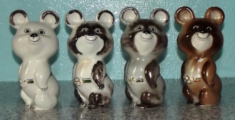 Советский фарфор: Олимпийские Мишки. Коллекция-каталог Сундука.