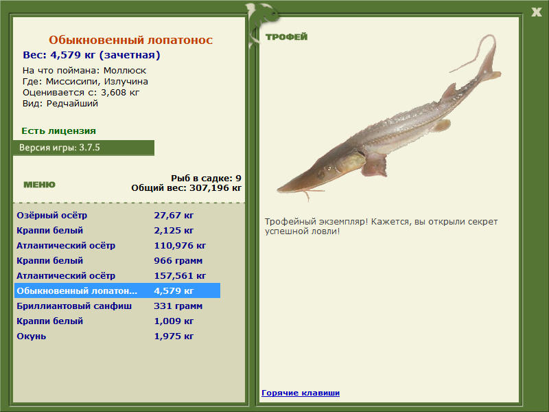 Лопатонос на что ловить