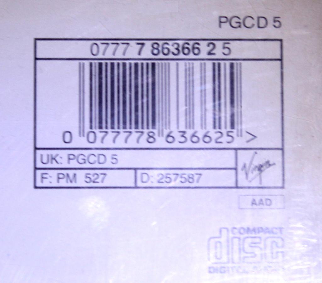  First Press CD