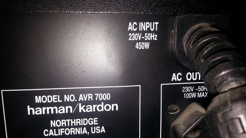  Harman/kardon AVR 7000